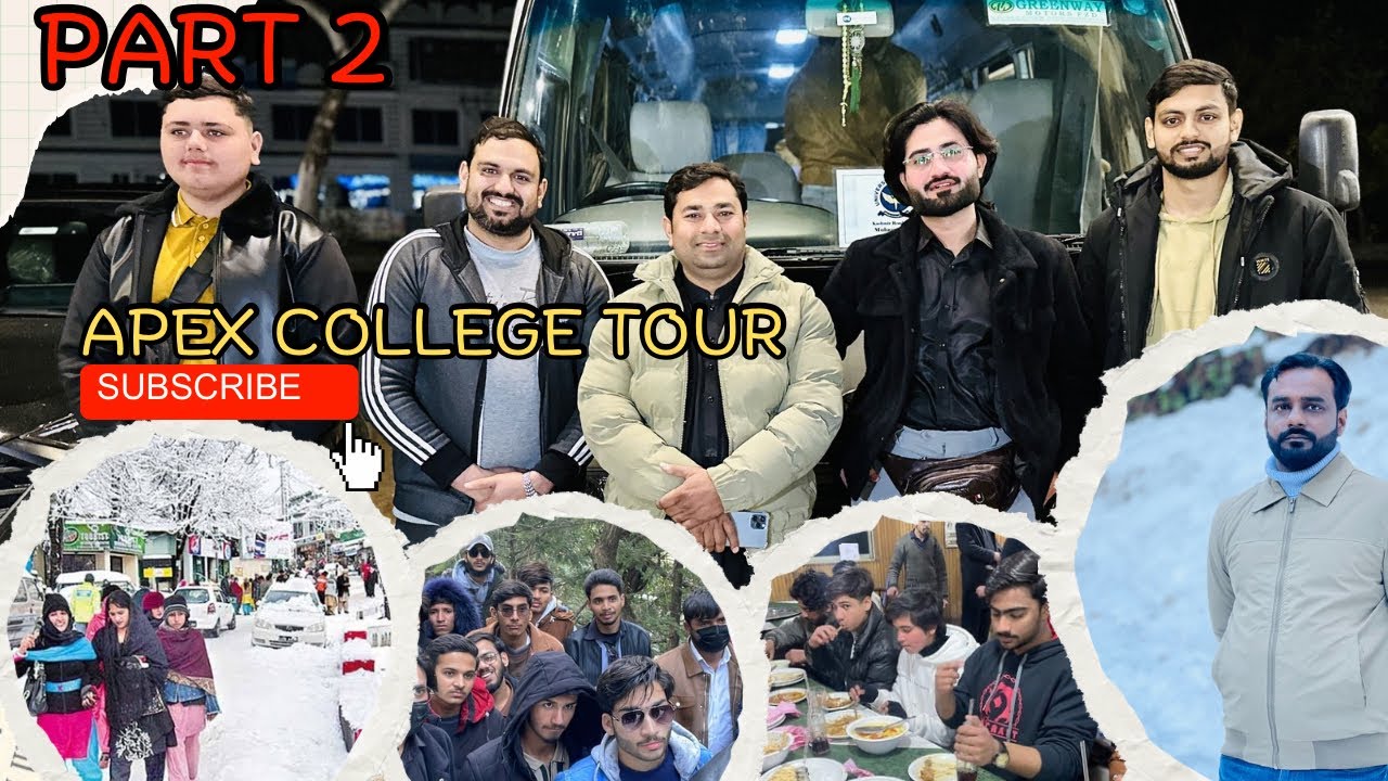 Apex College Murree Tour Part 2 | Ayubia Snowfall Vlog 2026 | Unforgettable Moments ❄️🔥