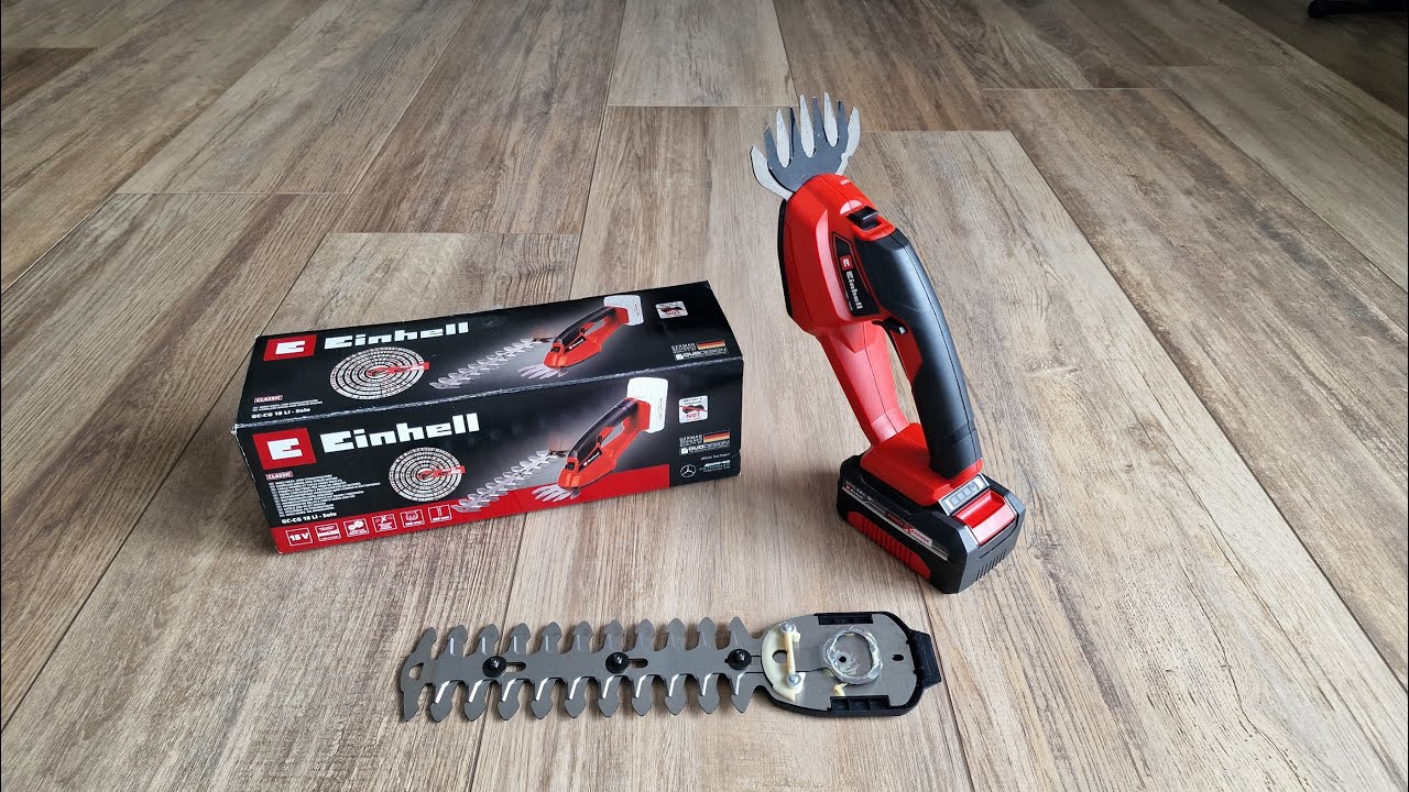 Einhell Akku Gras- und Strauchschere GC-CG 18 Li Solo Power X Change I Test 🌿🔋