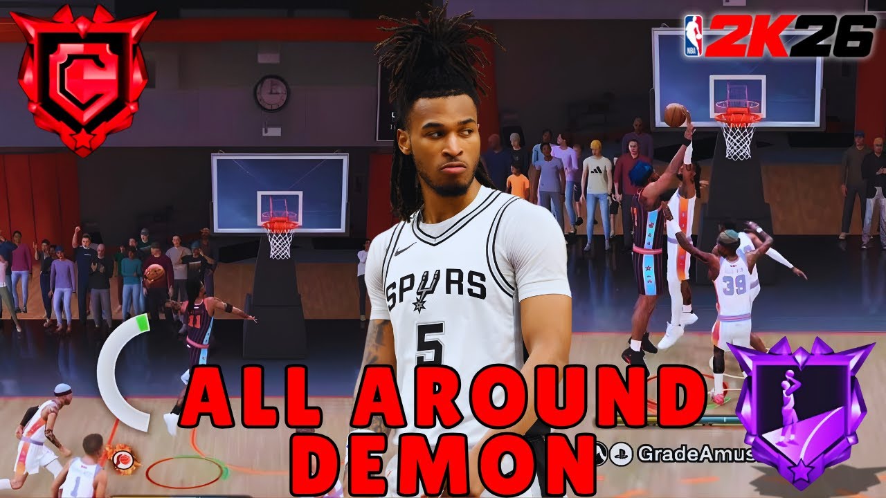 THIS 6'7 BUILD IS A ALL AROUND DEMON | TRIPLE DOUBLE MACHINE | BEST TALL GUARD BUILD IN NBA2K26 !!!