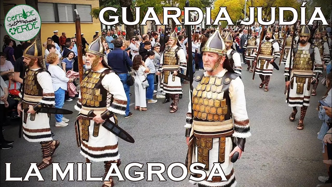 ¡GUARDIA JUDÍA y REDENCIÓN! Escolta ideal a Nuestro Padre Jesús de la Esperanza de La Milagrosa