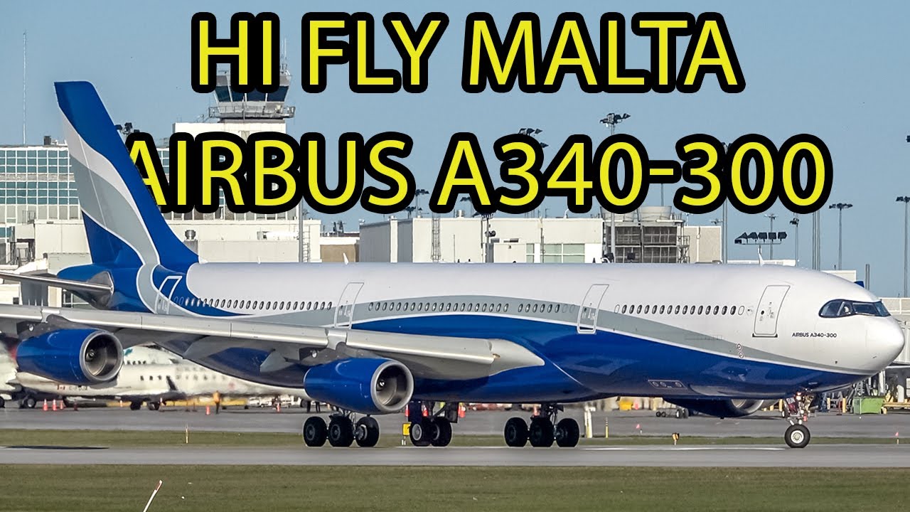 3 Different liveries! Hi Fly Malta Airbus A340-300s (A343) in action Montreal (YUL/CYUL)