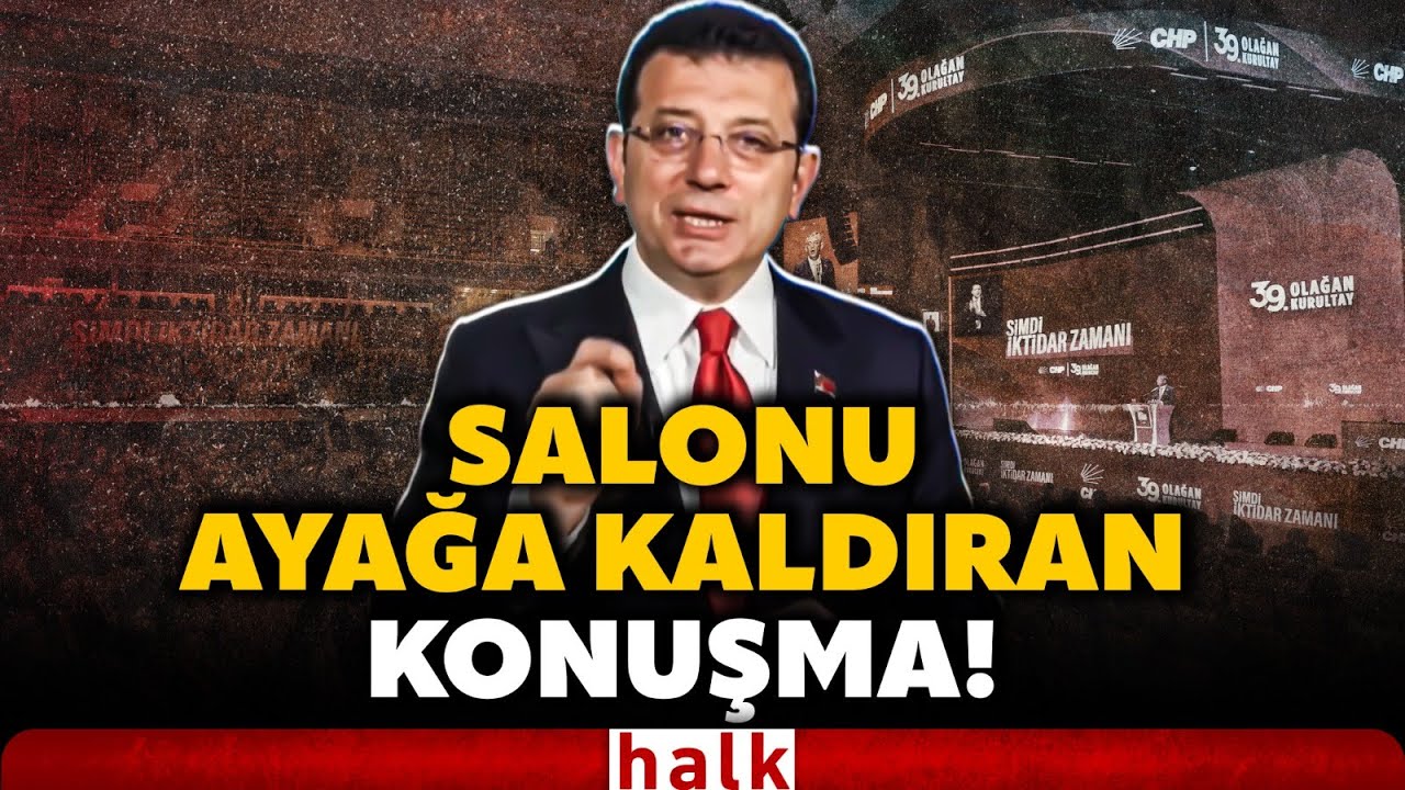 İMAMOĞLU CHP KURULTAYINDA! Bu s&ouml;zler Erdoğan'ı &ccedil;ıldırtacak! İşte yeri yerinden oynatan o konuşma!