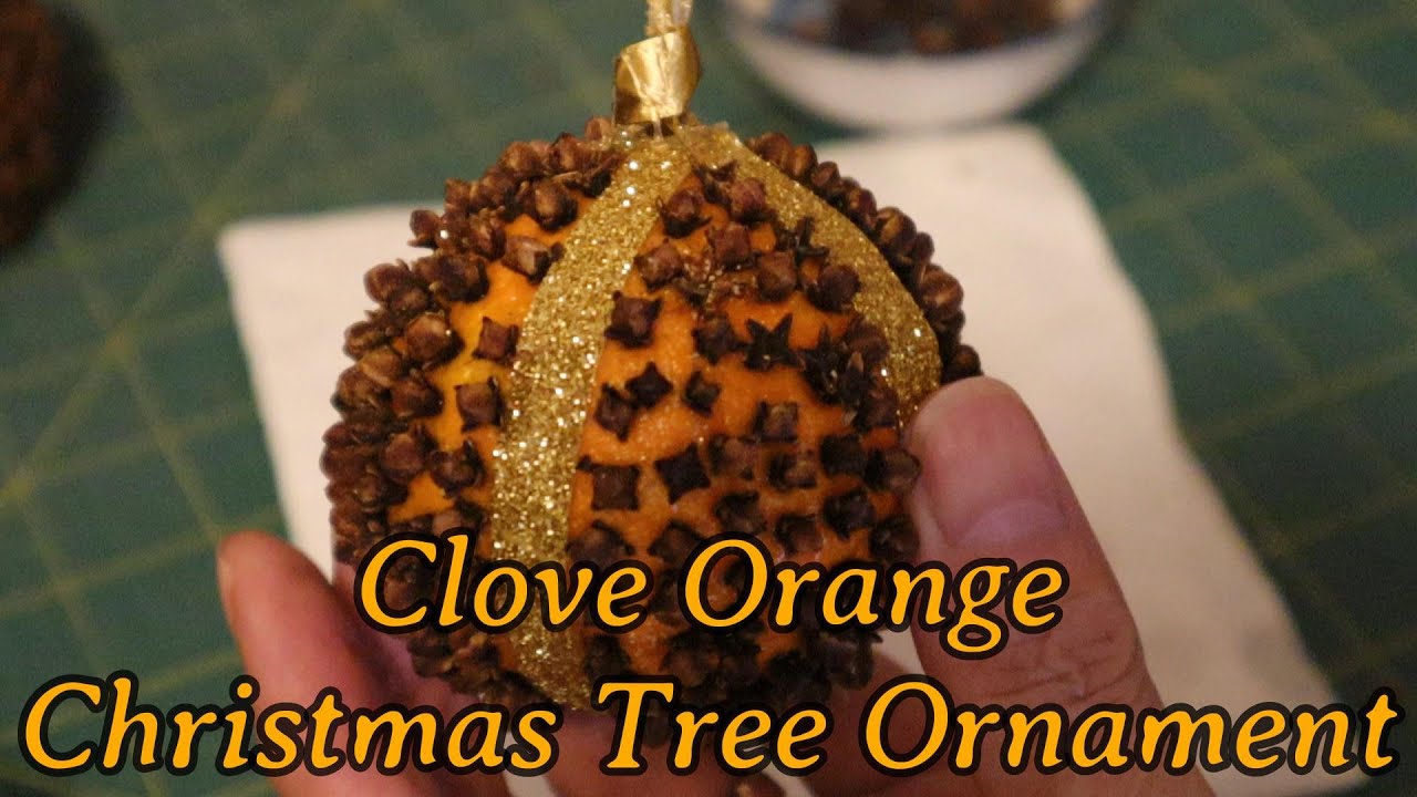 Clove Orange Christmas Ornament - Homemade