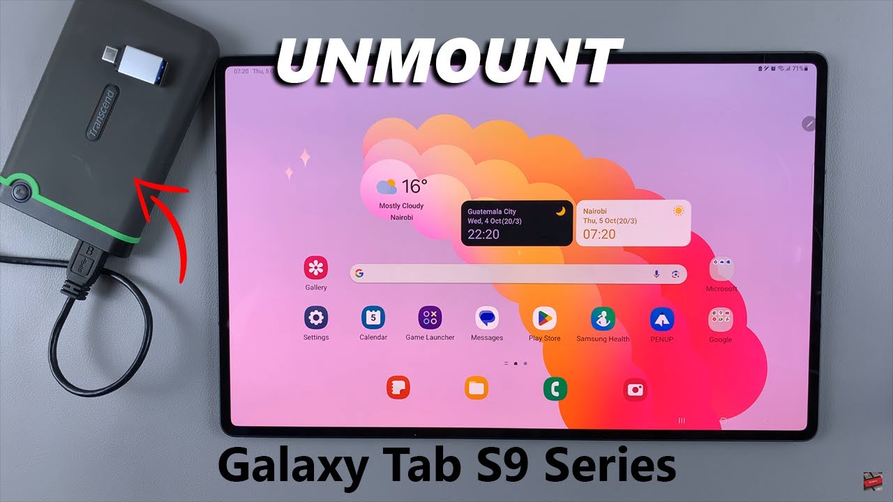 How To Correctly Eject (UnMount) External Storage From Samsung Galaxy Tab S9 / S9 Ultra
