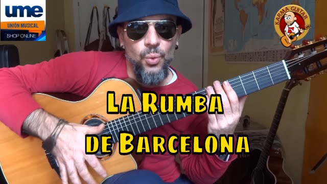 Como tocar LA RUMBA DE BARCELONA de MANU CHAO en GUITARRA | Tutorial FÁCIL