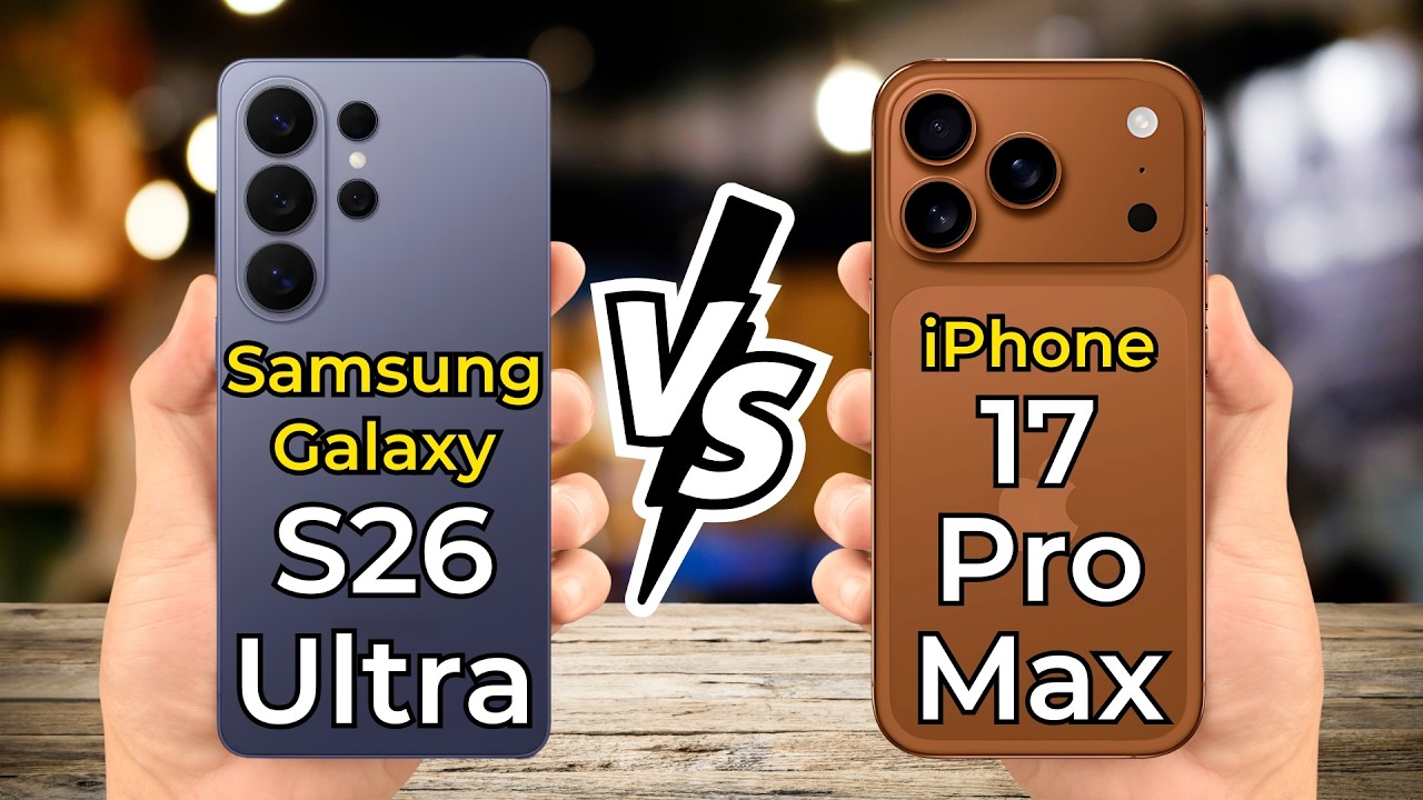Samsung Galaxy S26 Ultra vs iPhone 17 Pro Max 🔥 Full Specs Comparison