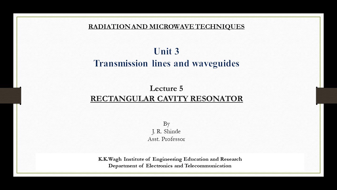 Rectangular Cavity Resonator