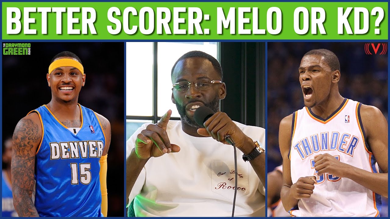 Why Kevin Durant is NOT a better scorer than Carmelo Anthony in their primes | Draymond Green Show