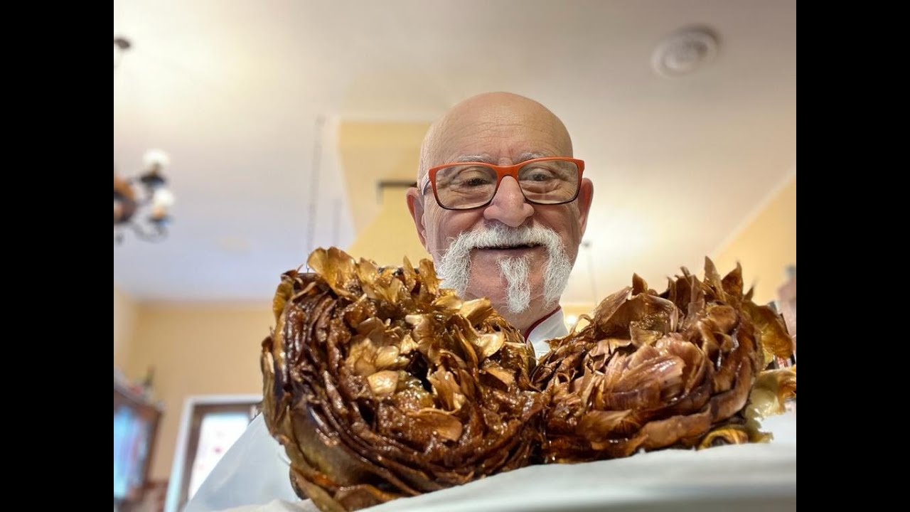 Carciofi alla giudia 2: usiamo anche gli "scarti"