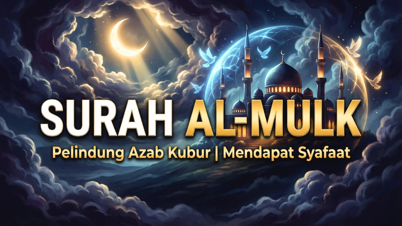 Bacaan Lembut Surah Al Mulk سورة الملك untuk Melepaskan Penat, Penenang hati, Penyejuk Jiwa