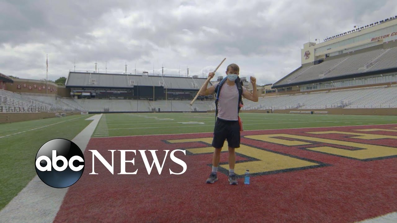 Homeless student finishes 500-mile walk to raise funds to end homelessness
