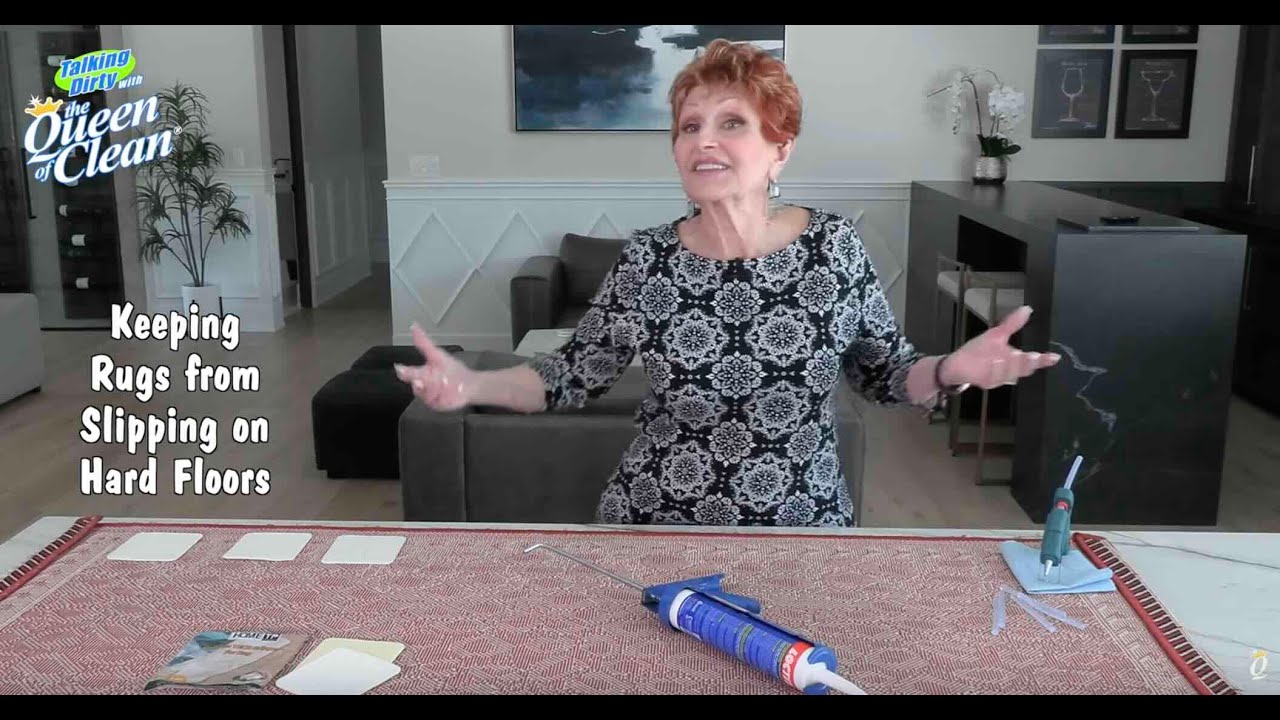Keeping RUGS from SLIPPING on Hard Floors