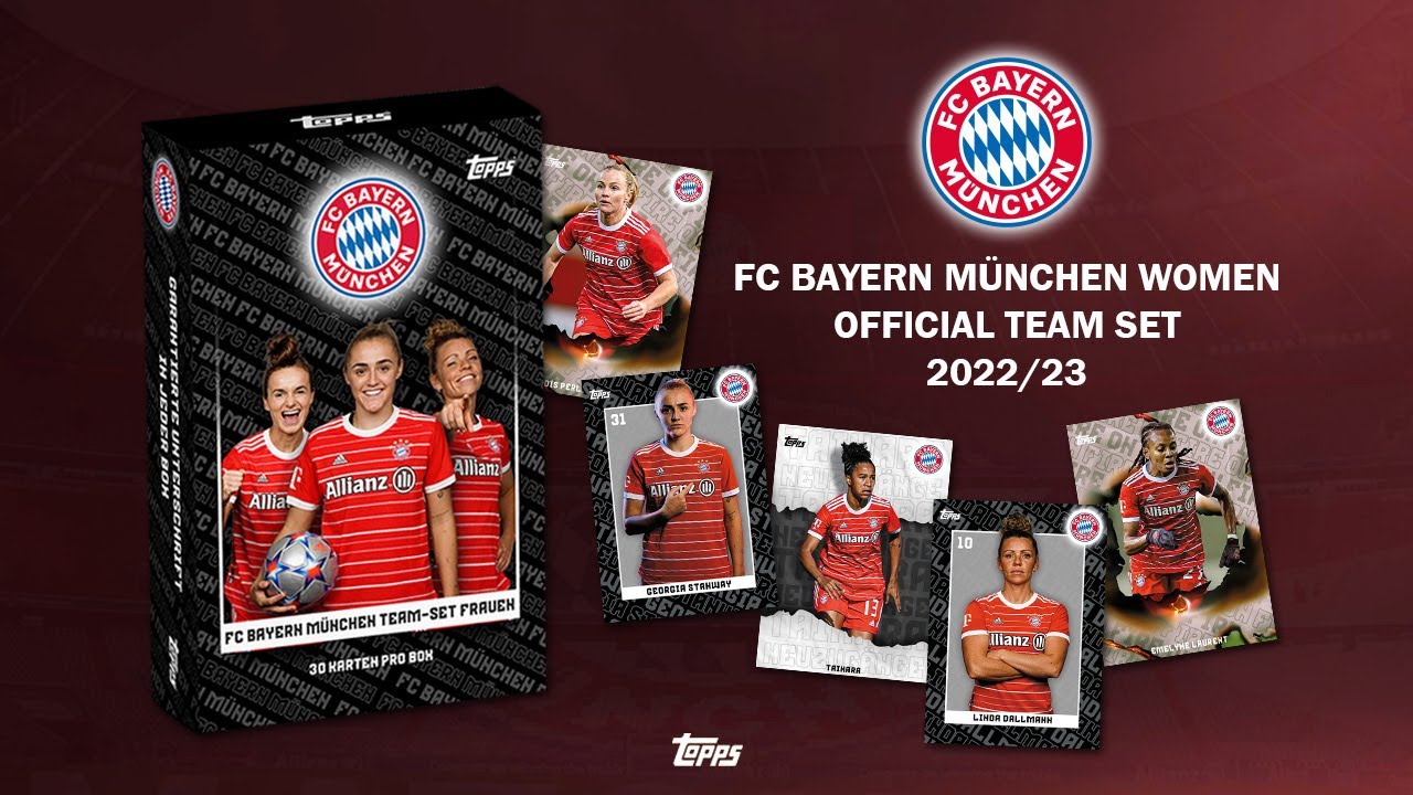 2022-23 TOPPS FC Bayern München Women Official Team Set - BOX