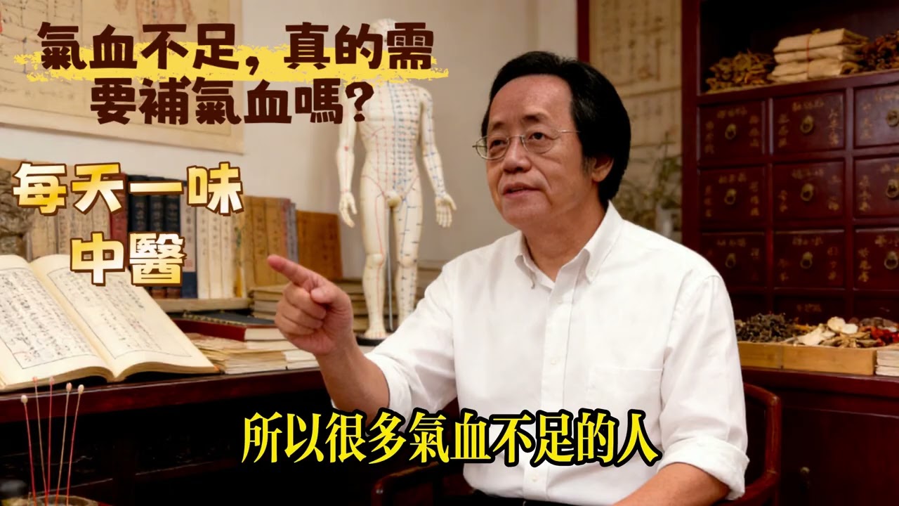 每天一味中藥 第五期：氣血不足，真的需要補氣血嗎？