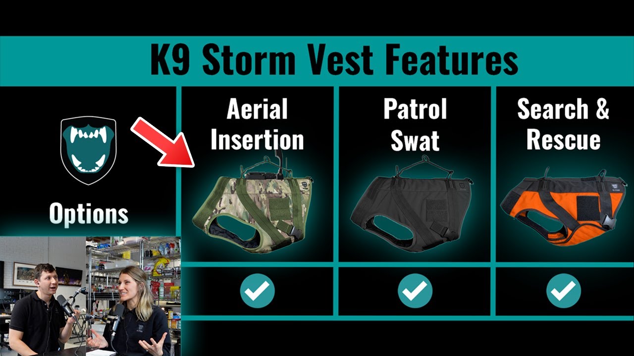 K9 Storm Vest Features