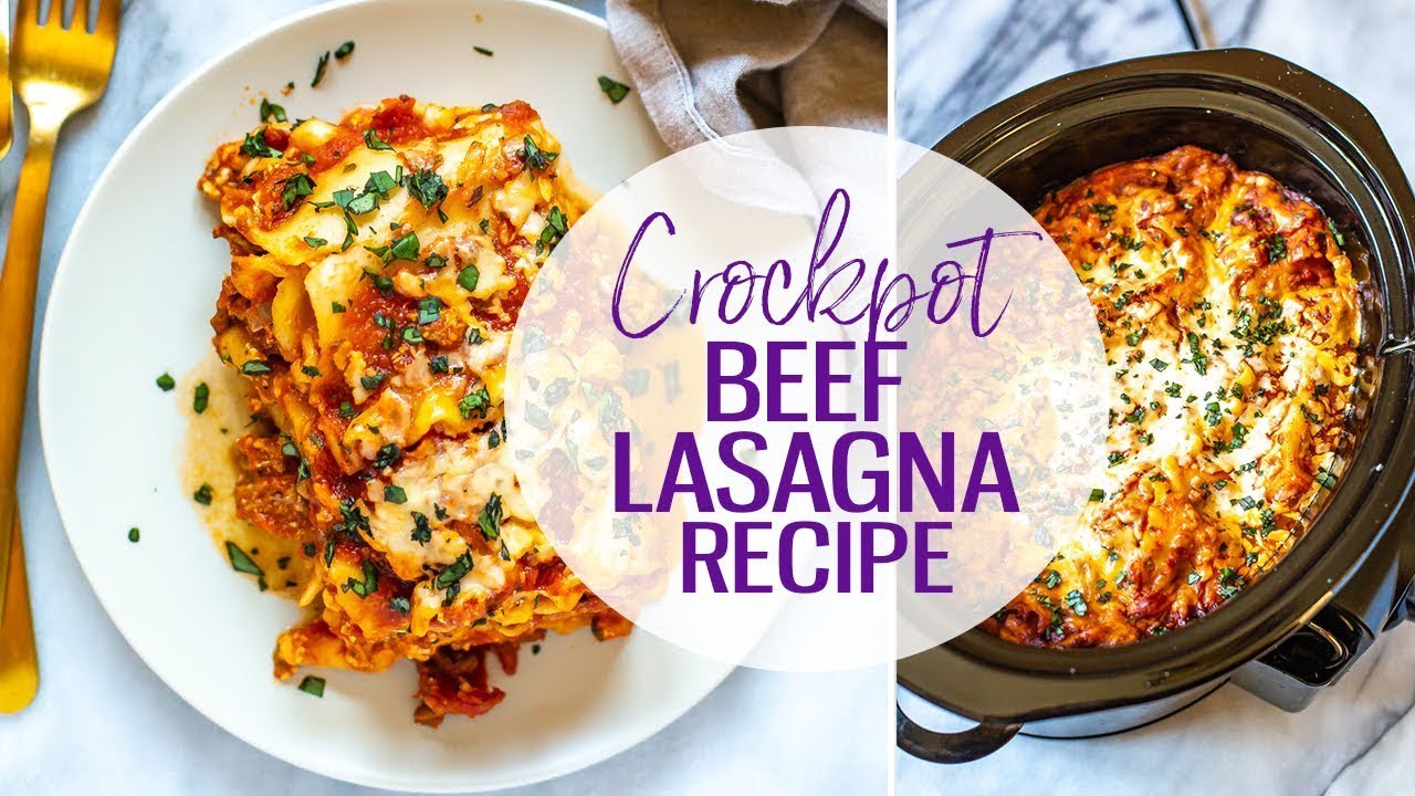 Easy Crockpot Lasagna