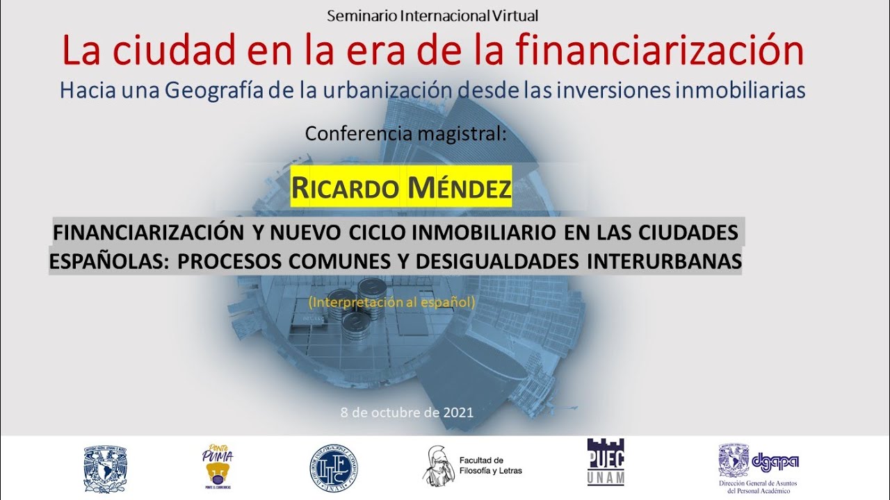 RICARDO MÉNDEZ.- CONFERENCIA: 