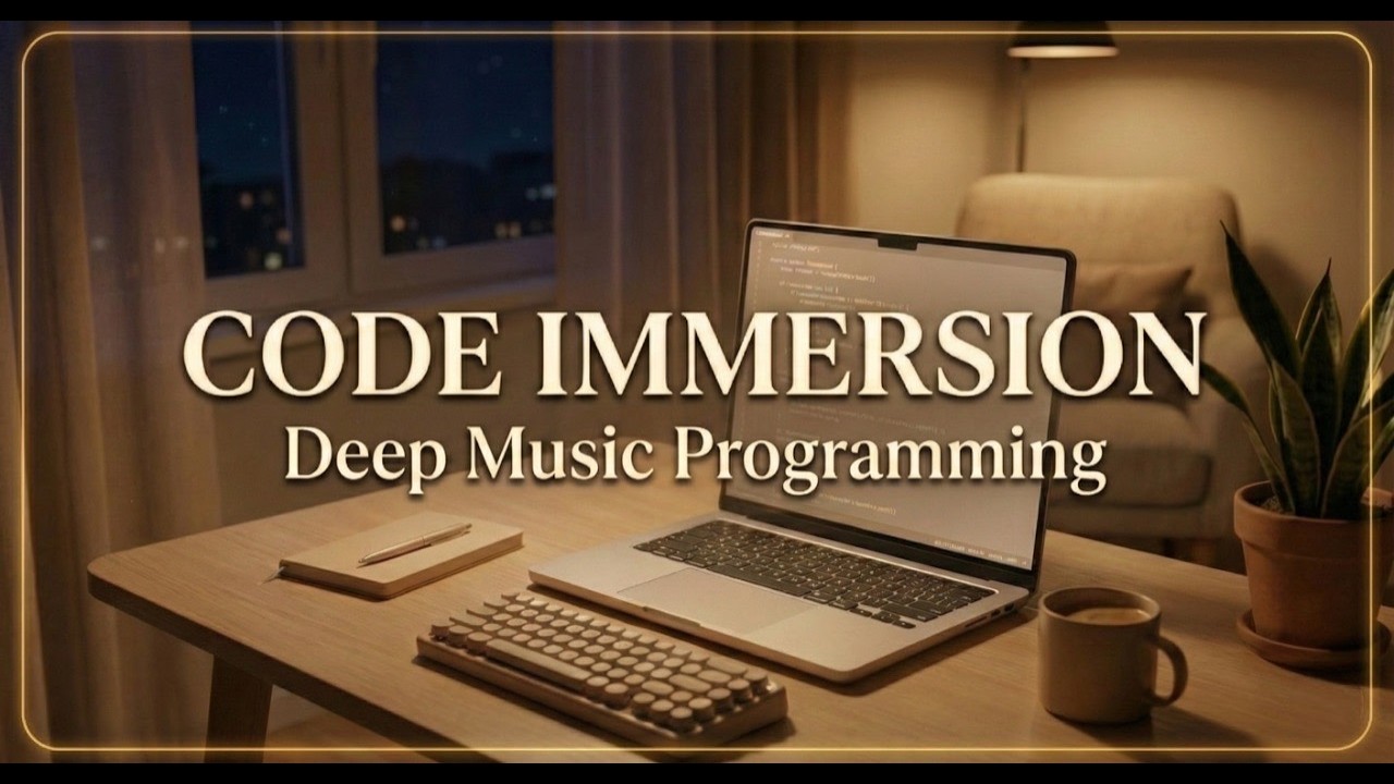 Code Immersion for Deep Programming | Minimal Ambient Focus Music for Coding & Productivity