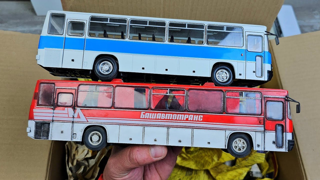 Модели АВТОБУСОВ 1/43 коллекция моделек. Про машинки