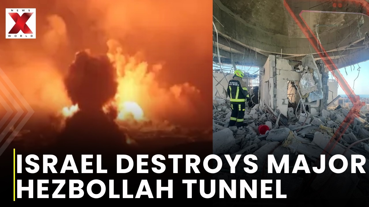Israel Destroys Hezbollah Tunnel Days After Lebanon Security Agreement | NewsX World