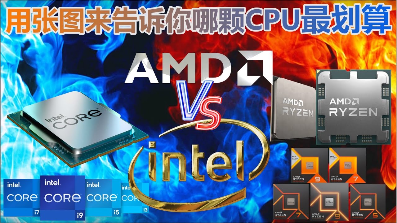 用张图来告诉你哪颗CPU最划算