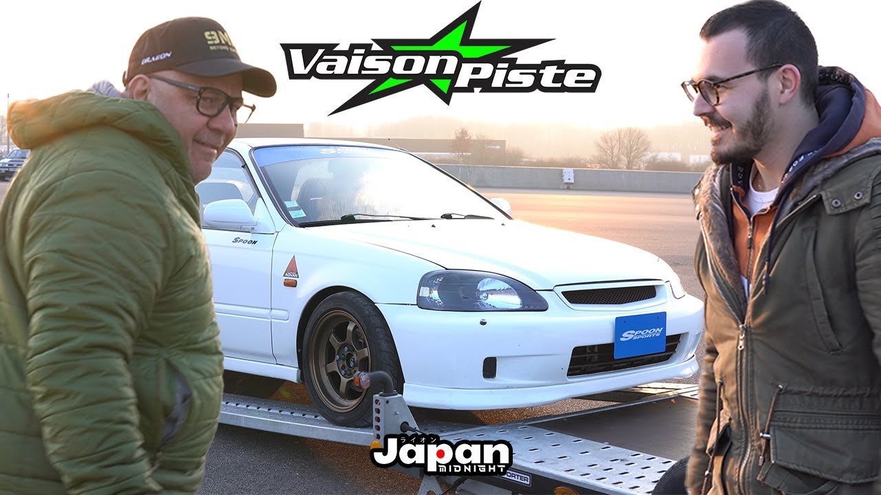 MON PERE PILOTE MA CIVIC SUR PISTE