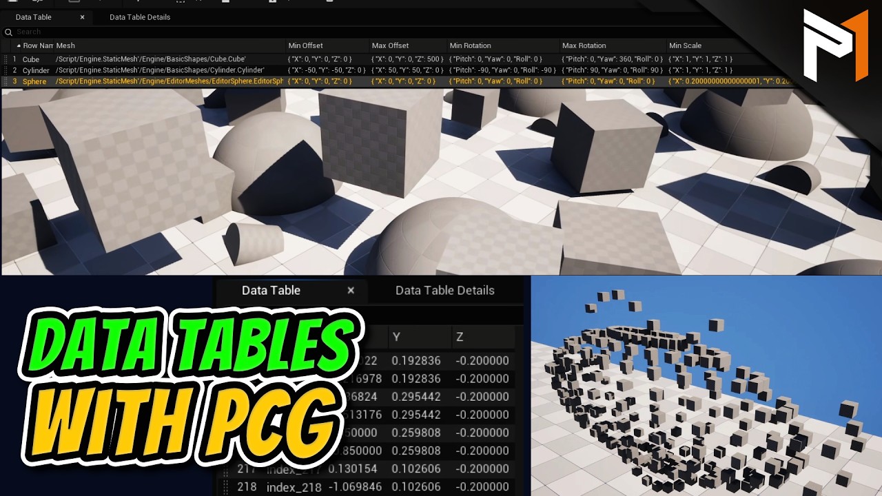 Data Assets Are Great in PCG, But Data Tables Offer a Unique Benefit!