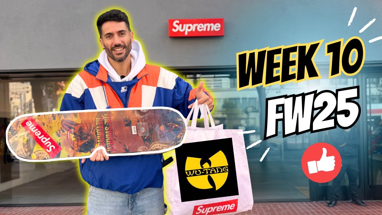 Supreme Week 10 FW25 In-Store Vlog | Wu-Tang Clan Collab