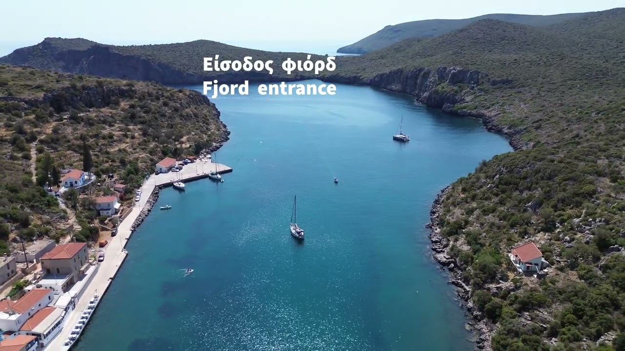 Φιόρδ ΓΕΡΑΚΑ, Λακωνία - Fjiord of GERAKAS, Peloponnese, GREECE ... with drone!