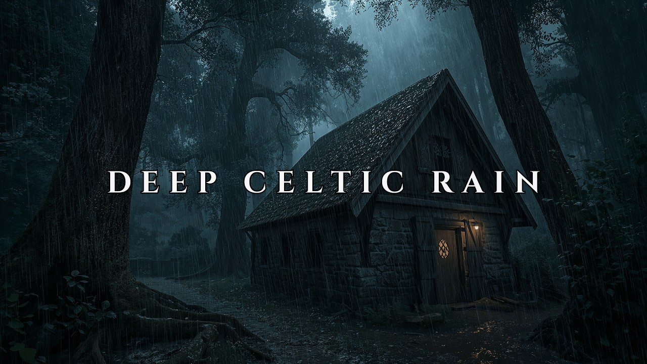 You Are Allowed to Rest Now – Celtic Ambient with Rain for Emotional Calm & Deep Rest