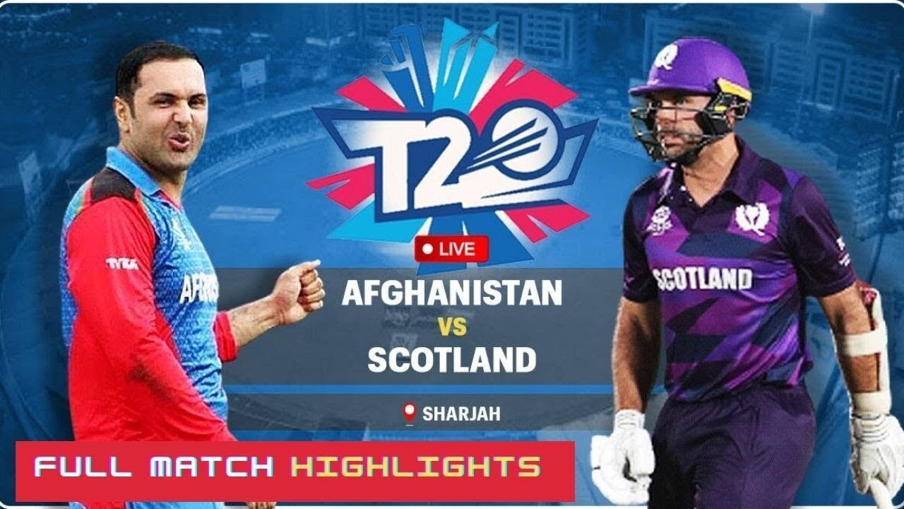 Afghanistan vs Scotland Highlights 2021 | Afghanistan vs Scotland ICC T20 World Cup 2021 highlights