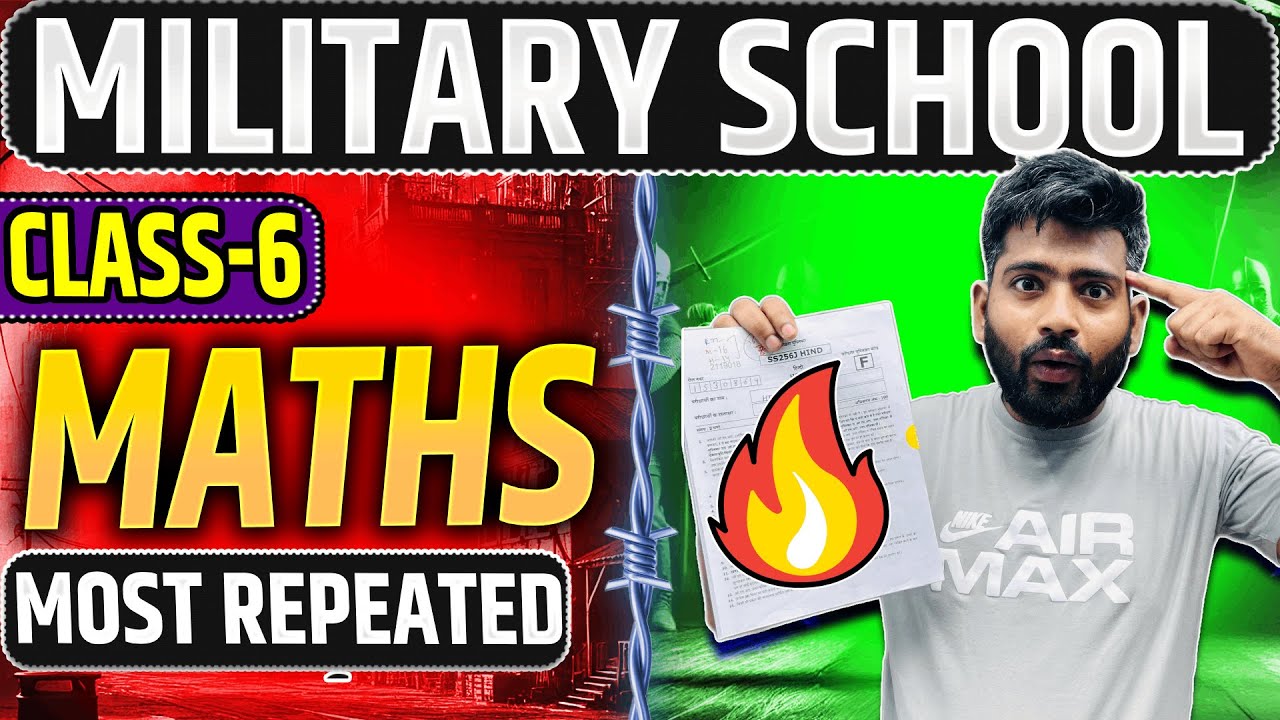 😳Military School Class 6 Entrance 2026 | RMS Exam | Military School Class 6 Maths 2026 | RMS Maths