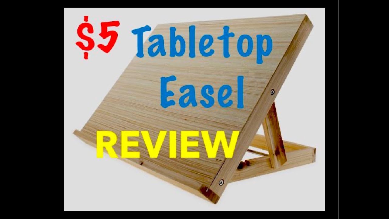 $5 Wooden Tabletop Easel Review