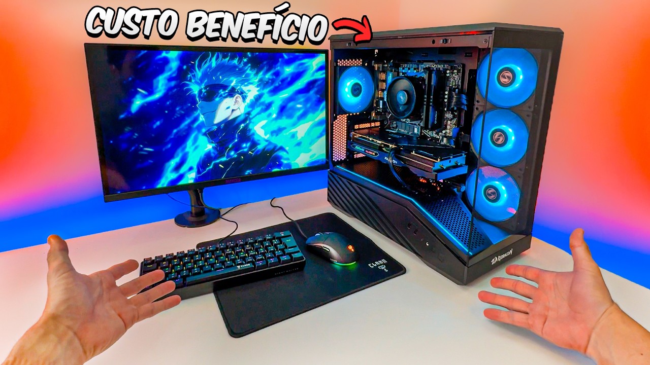 Montei o PC GAMER CUSTO BENEFICIO de 2026 que RODA TUDO