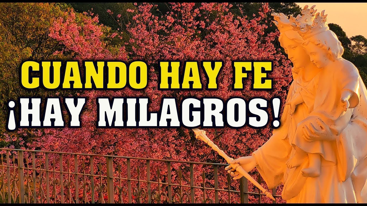 Cuando hay fe ¡Hay milagros! Meditación.  #buenasnochesconmaria