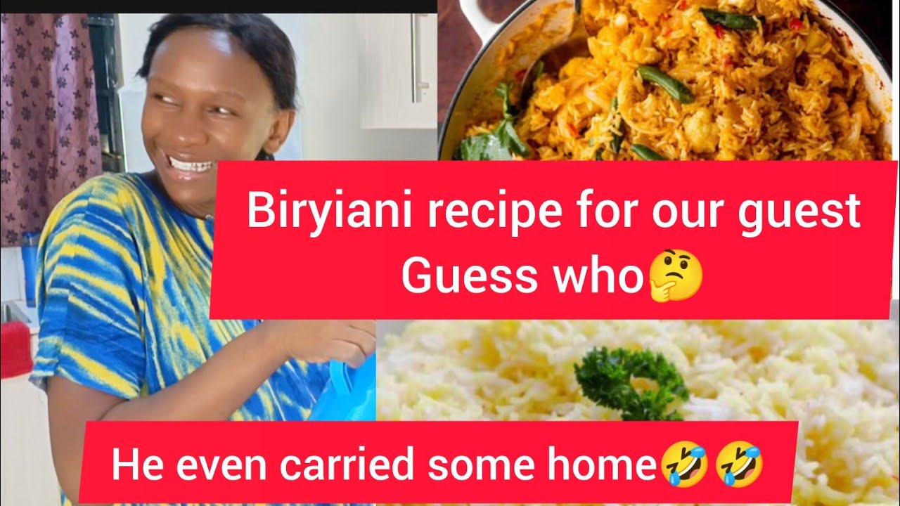 OUR NEW HOST WANTED BIRYANI FOR DINNER (GUESS WHO🤔🤔) BIRIANI RECIPE ID HERE...