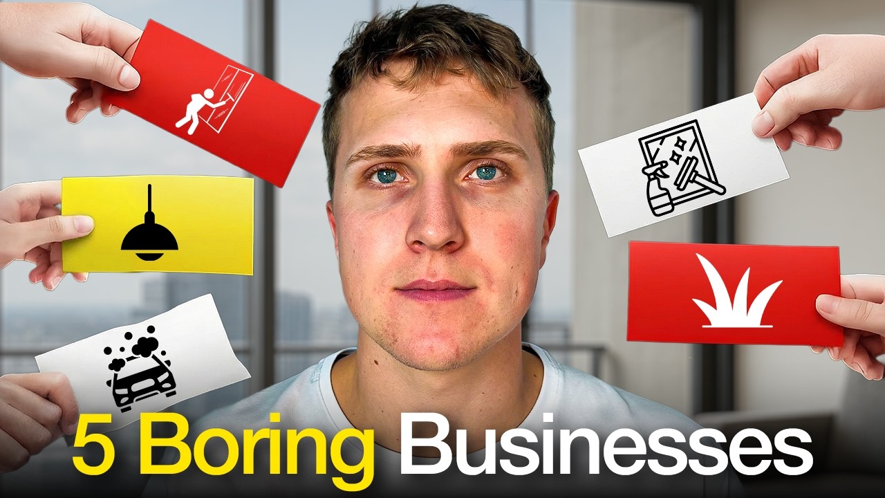 The Best 5 Boring Businesses You Should Start in 2026!