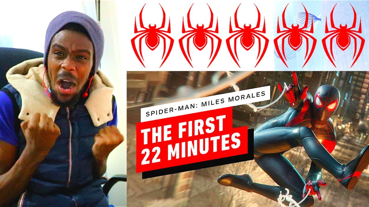 The First 22 Minutes of Spider-Man: Miles Morales on PS5 REACTION VIDEO!!!