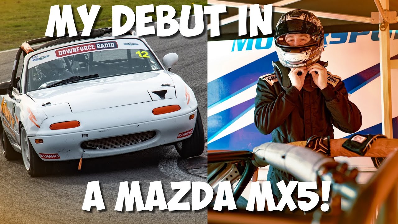 My Debut In A Mazda Mx5 | Downforce Radio Mazda Mx5 Clubman Championship Snetterton Vlog
