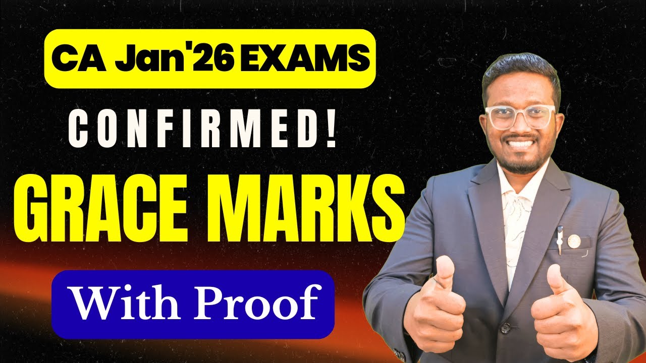 CONFIRMED Grace Marks with Proof 😱 | CA Final & Inter Jan'26 | AIR 5, 6, 32