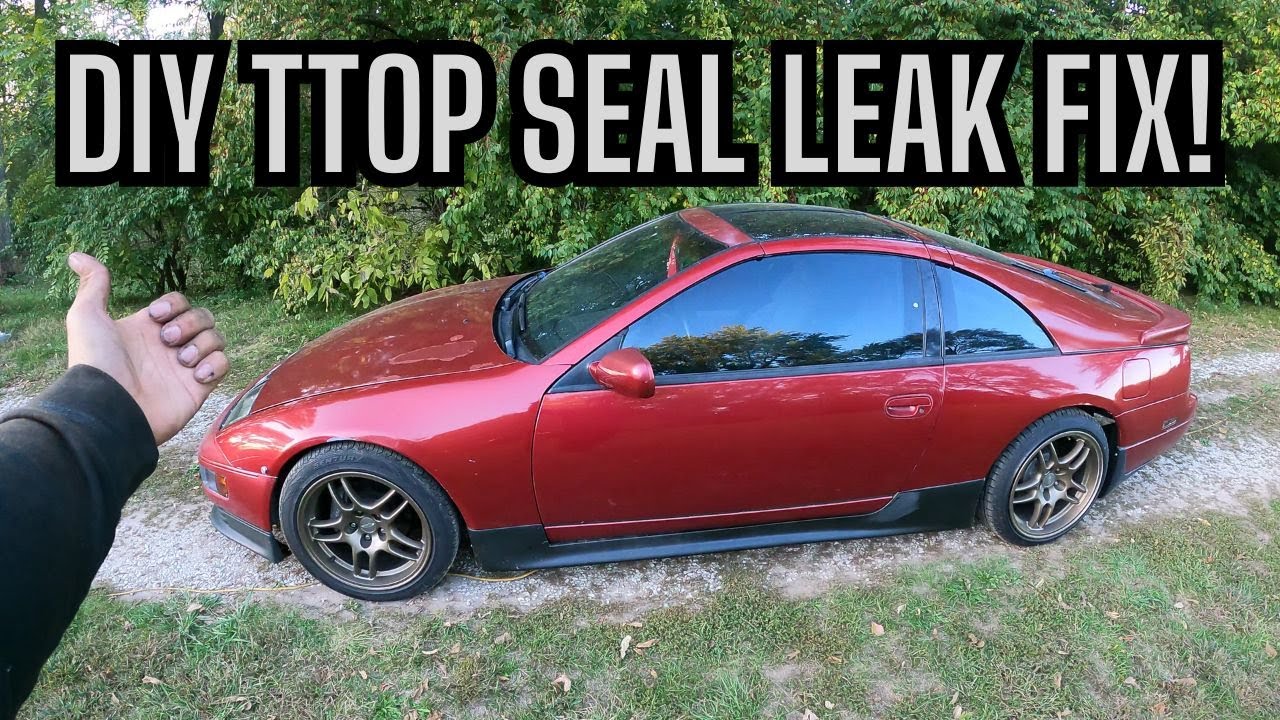 Ремонт протечки в T-top на Nissan 300zx + замена роликов стеклоподъемника