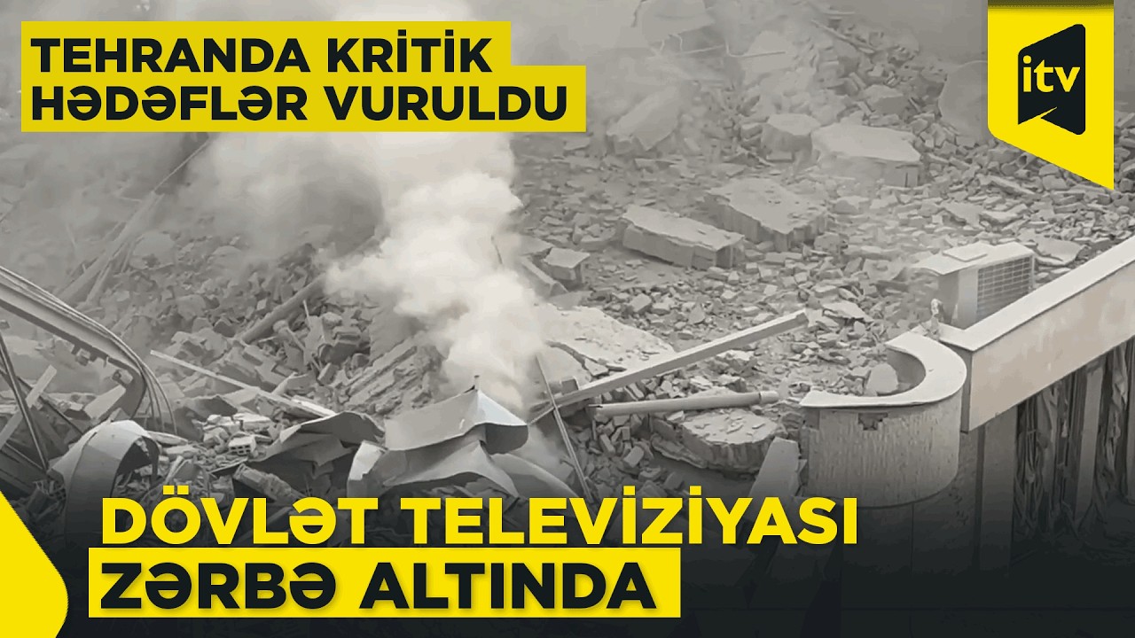 Tehranda partlayışlar - Dövlət media kompleksinə zərbə