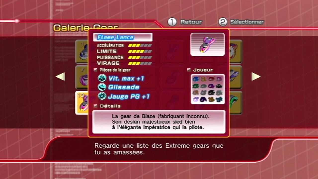 Sonic Riders : Zero Gravity - Extras