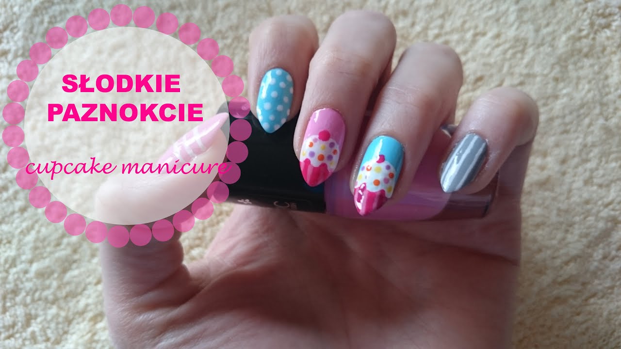 BABECZKI NA PAZNOKCIACH - CUPCAKE MANICURE