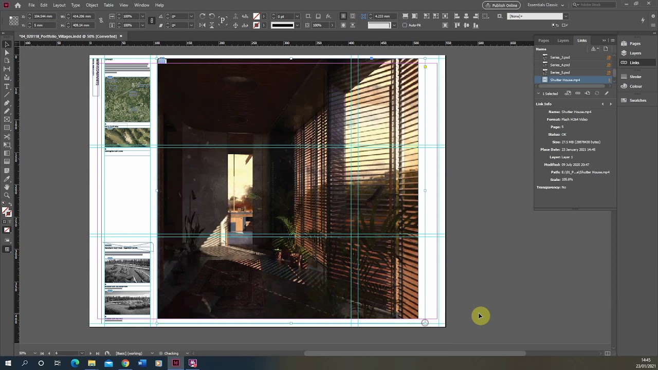 Добавление видео в PDF с помощью Adobe Indesign