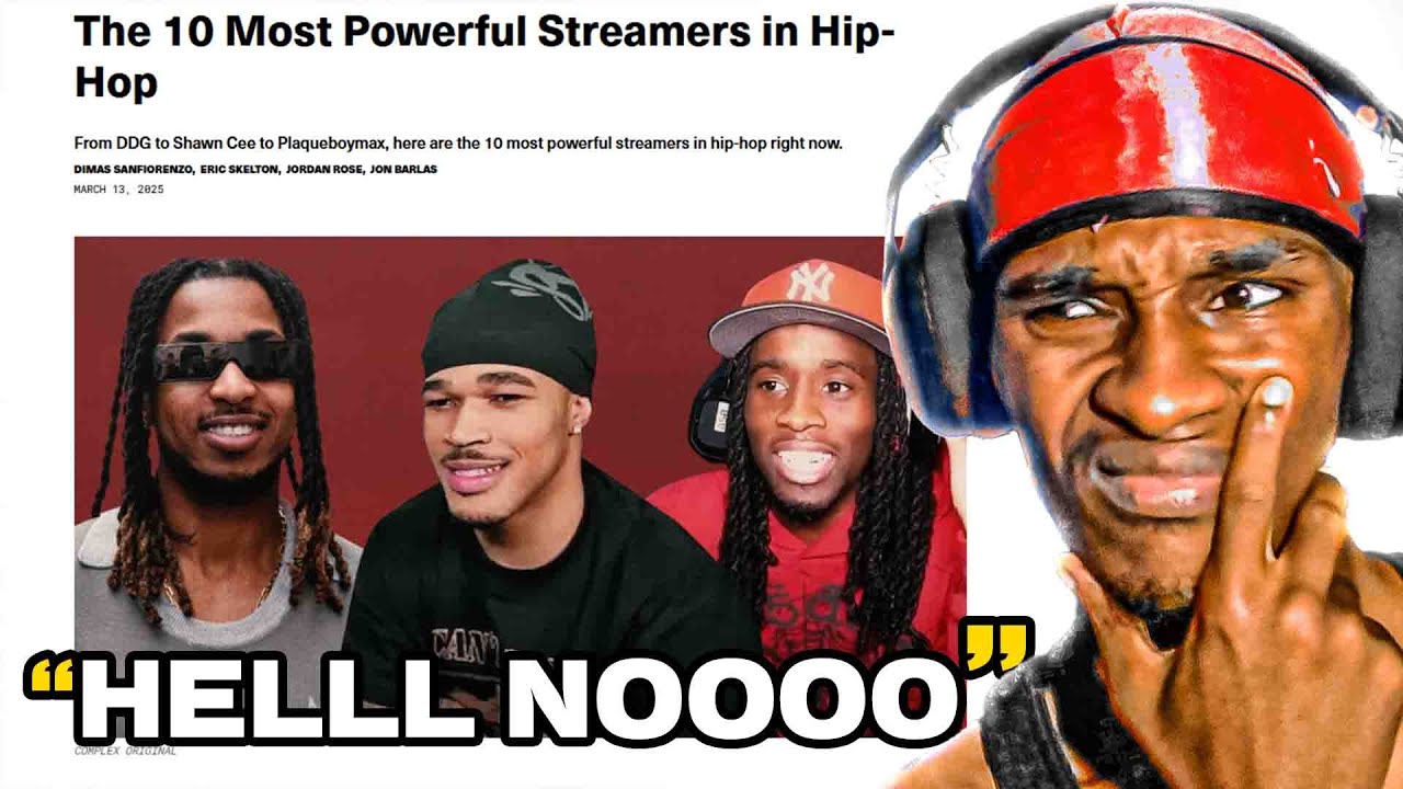 Sam Reacts To TOP 10 HIP HOP STREAMERS RIGHT NOW (COMPLEX) **THIS LIST NOT IT**