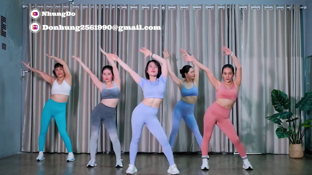 AEROBIC# 41 : Giảm mỡ toàn thân/Eo thon cùng gậy dài#aerobics #danceworkout #giamcannhanh