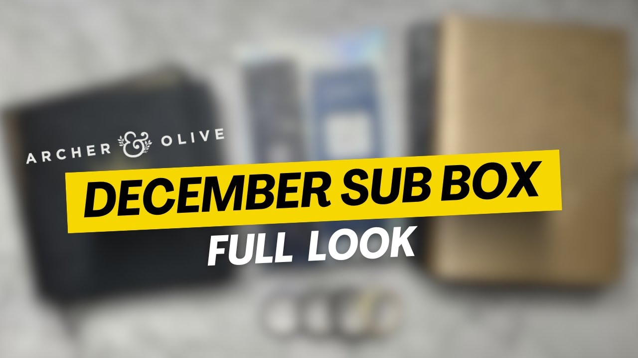 OUT OF THIS WORLD 🌛 Archer and Olive December 2023 Subbox Full Unboxing
