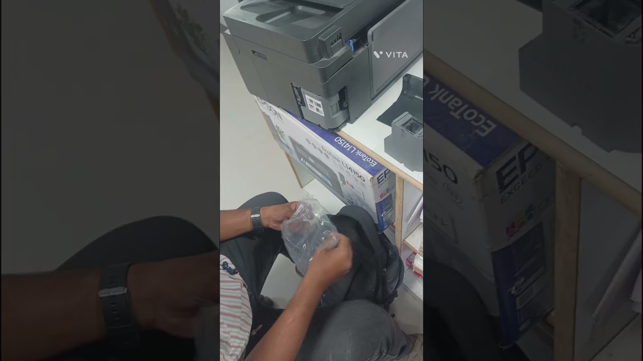#The maintenance box is at the end of its service life #t04d1 #epson #printer #l14150 #replace  #box