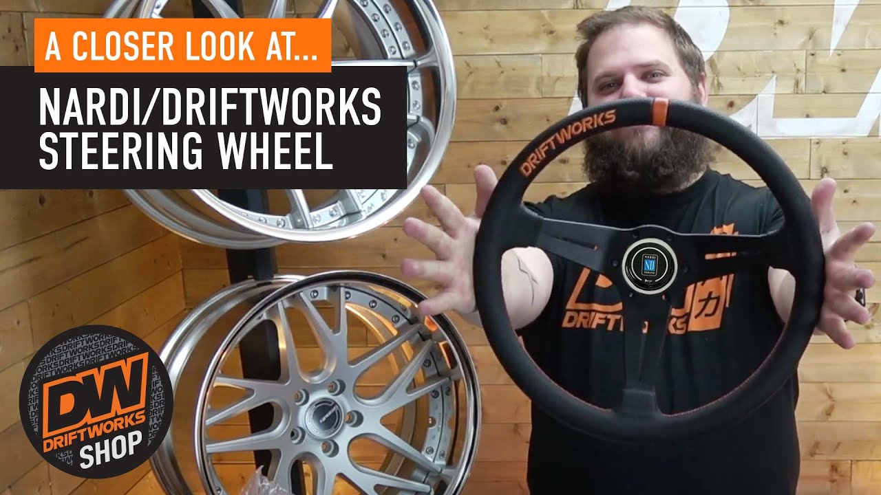 A closer look at the Driftworks Nardi Deep Corn Perforated Leather Steering Wheel